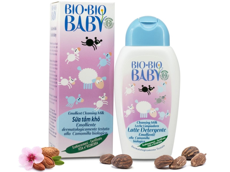 Sữa tắm khô cho trẻ sơ sinh Organic Bio Bio Baby là sản phẩm có nguồn gốc từ Ý