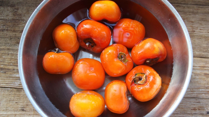 Cách ngâm hồng để không bị chát