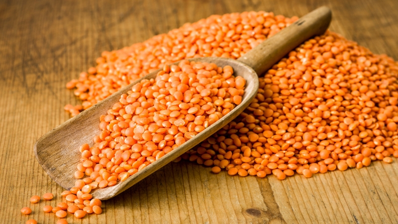 Đậu lăng là thực phẩm giàu protein, folate, kali và magie