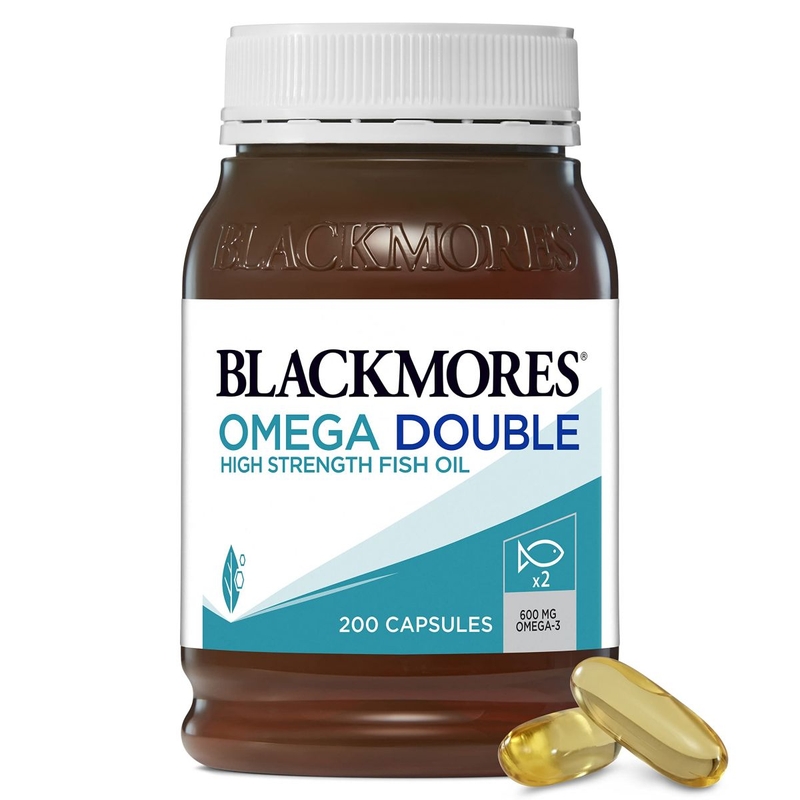 Viên uống Blackmores Omega Double High Strength Fish Oil bổ sung Omega cho cơ thể 3