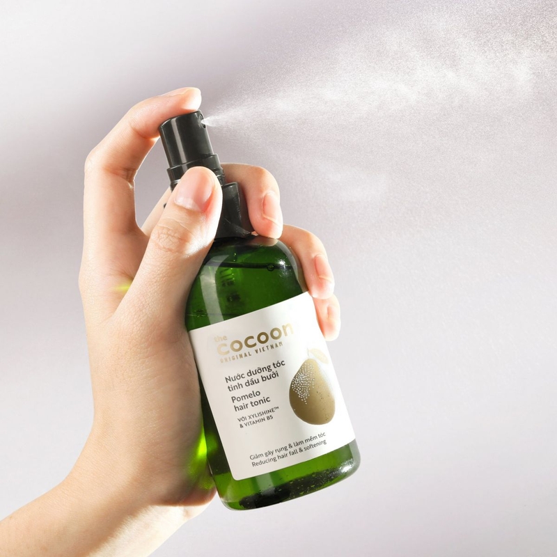 Cách dùng tinh dầu bưởi Cocoon để tóc bồng bềnh 2