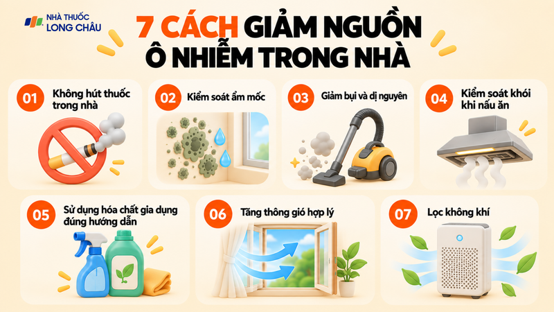Kiểm soát nguồn ô nhiễm góp phần bảo vệ hệ hô hấp