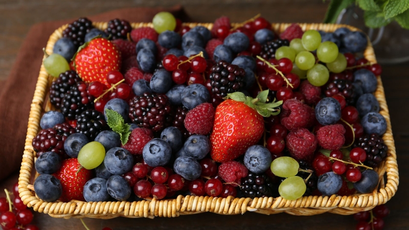 Các loại quả mọng chứa hàm lượng dồi dào anthocyanin