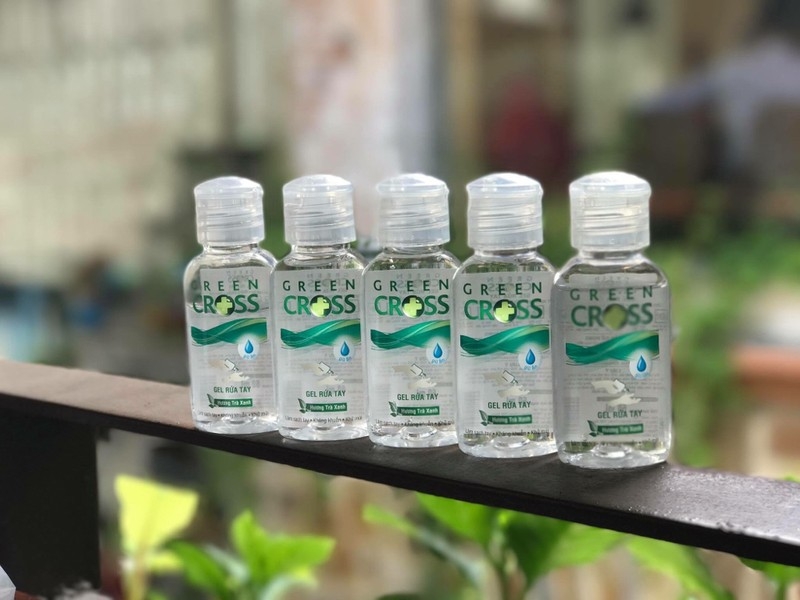 nước rửa tay khô Green Cross