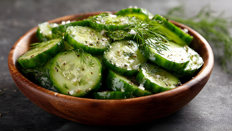 Dưa leo chứa hơn 90% là nước và rất ít calo