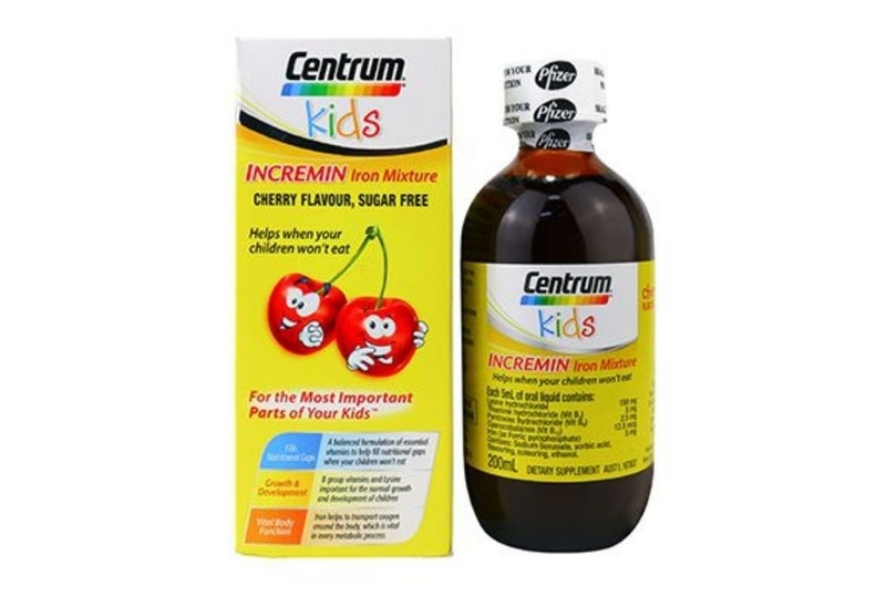 Siro uống Centrum Kids cải thiện biếng ăn cho trẻ
