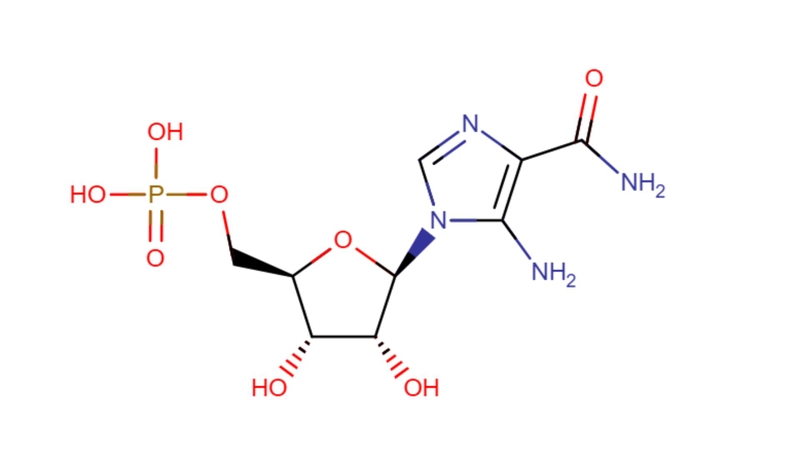 Công thức hóa học của AICA ribonucleotide