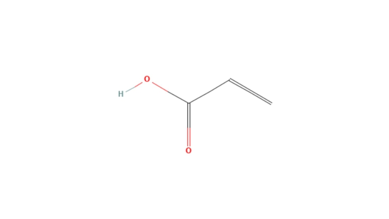 Công thức hóa học của Acrylic Acid