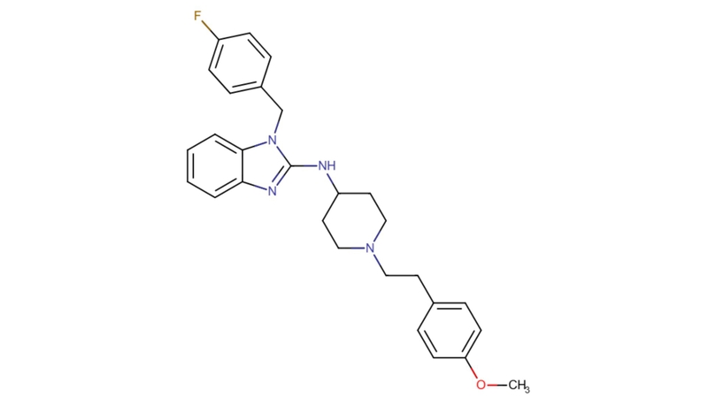 Công thức hóa học của Astemizole