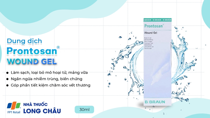 Prontosan Gel chính hãng giá rẻ tại Nhà thuốc Long Châu