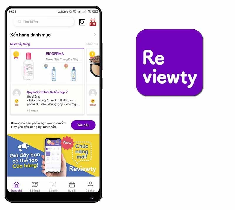 Bật mí một số app review mỹ phẩm uy tín hiện nay 1