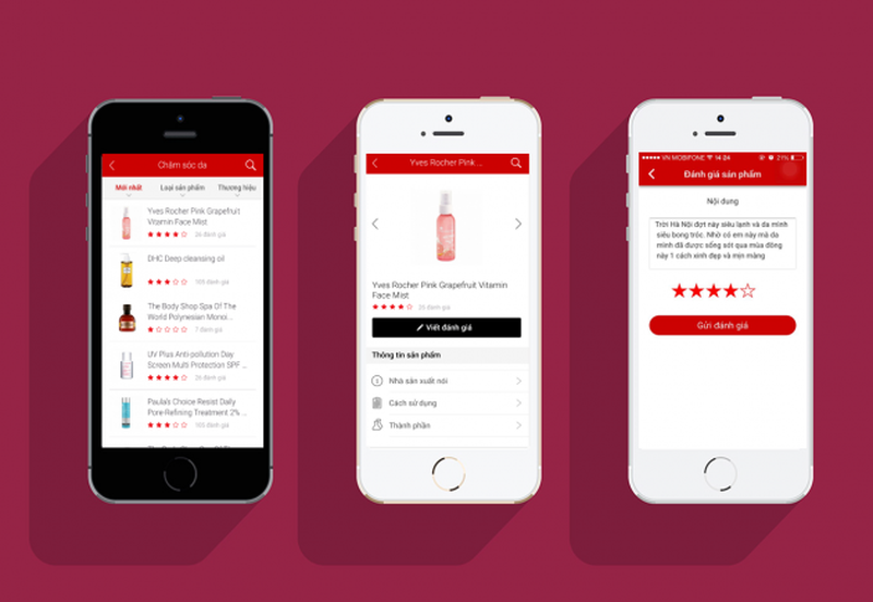 Bật mí một số app review mỹ phẩm uy tín hiện nay 2
