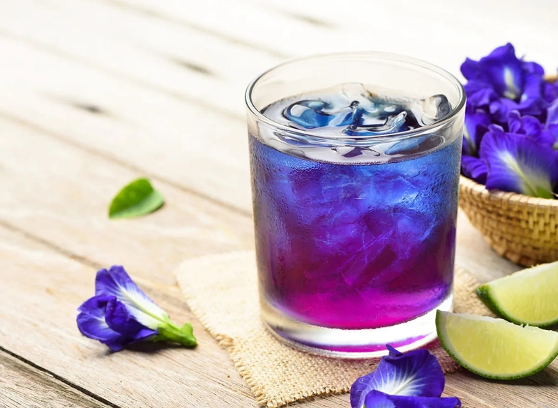 Bầu uống hoa đậu biếc được không? Tác dụng của hoa đậu biếc đối với sức khỏe 2