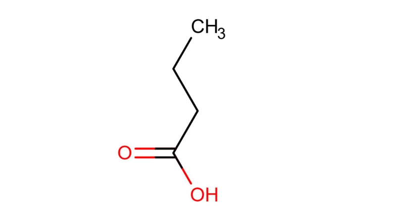 Công thức hóa học của Butyric Acid