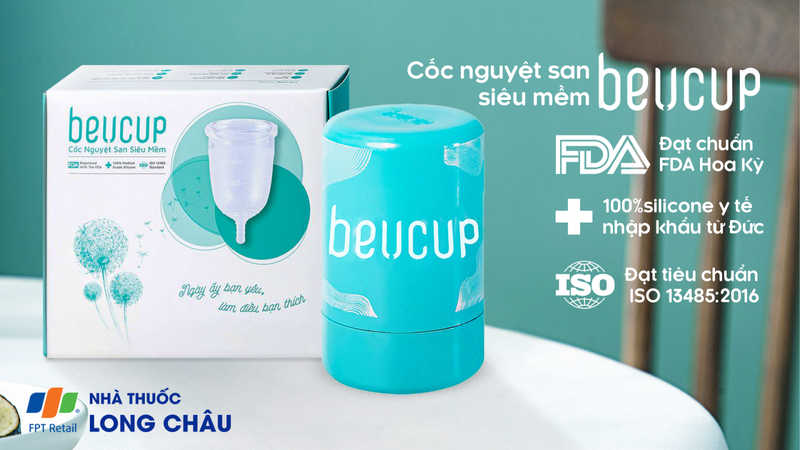Cốc nguyệt san BeUCup siêu mềm chính hãng giá tốt nhất