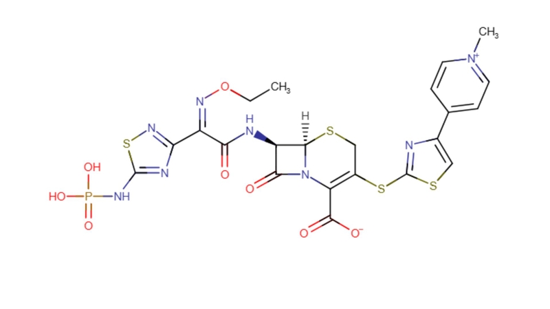 Công thức hóa học của Ceftaroline fosamil