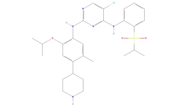 Công thức hóa học của Ceritinib