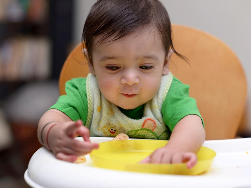 Chế độ BLW giúp trẻ phát triển kỹ năng vận động tinh sử dụng bàn tay 1