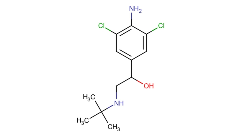 Công thức hóa học của Clenbuterol