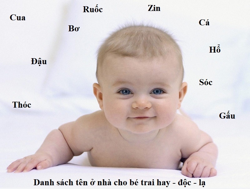 Gợi ý một số tên ở nhà cho bé trai cho cha mẹ tham khảo 1