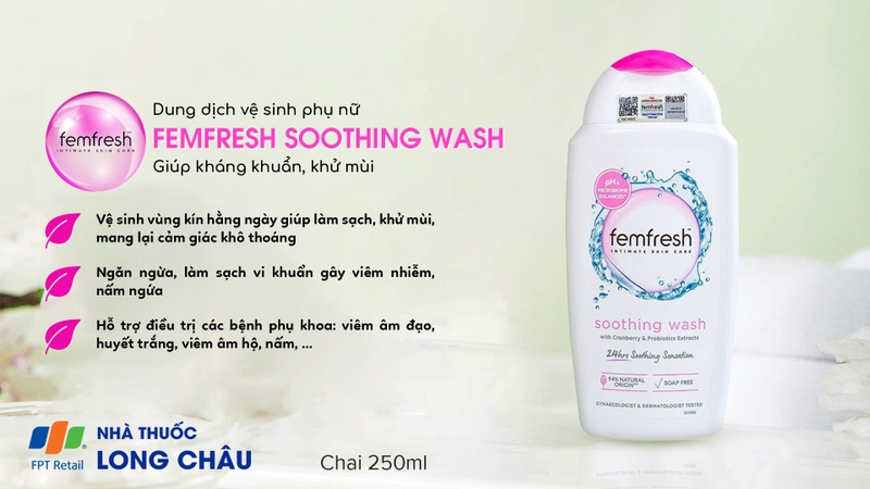Dung dịch vệ sinh phụ nữ femfresh màu hồng giá rẻ, chính hãng