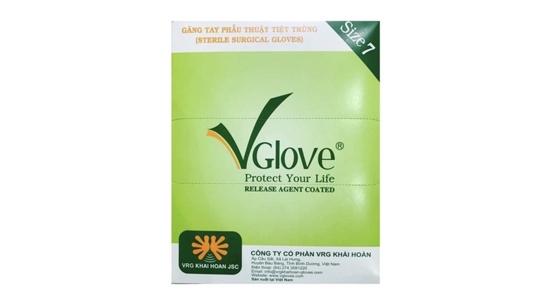 Găng tay phẫu thuật 7 VGlov (1 đôi)