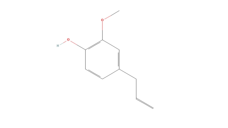 Công thức hóa học của Eugenol