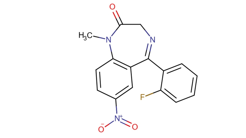 Công thức hóa học của Flunitrazepam