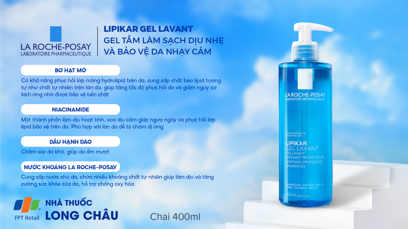 Lipikar Gel Lavant 400ml 2