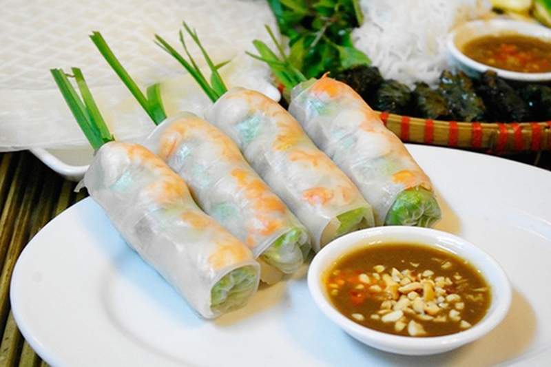Gỏi cuốn bao nhiêu calo 5