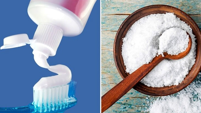 Cách chữa sâu răng bằng hỗn hợp muối và kem đánh răng