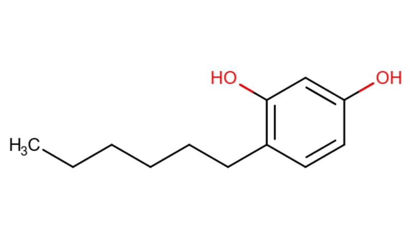 Công thức hóa học của Hexylresorcinol