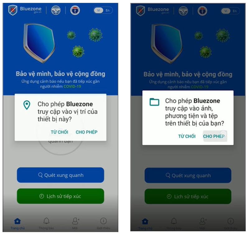 Hướng dẫn cài đặt và sử dụng ứng dụng Bluezone từ A đến Z 4