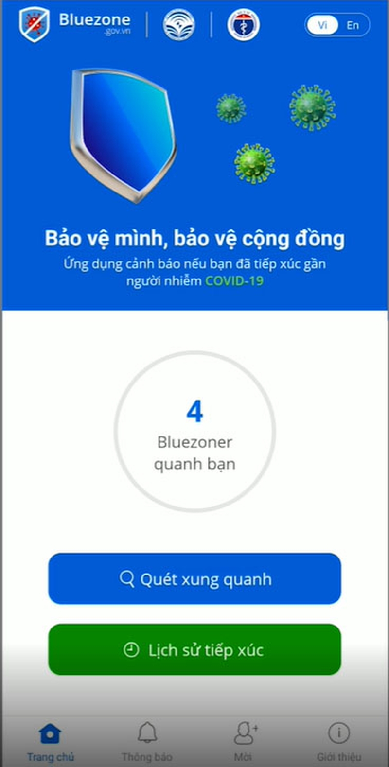 Hướng dẫn cài đặt và sử dụng ứng dụng Bluezone từ A đến Z 5
