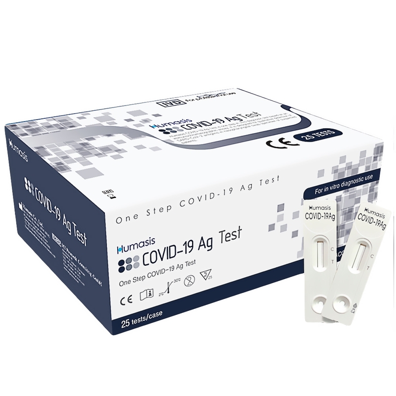 Bộ kit test&nbsp;nhanh&nbsp;Humasis COVID-19 Ag Test có tính đặc hiệu cao