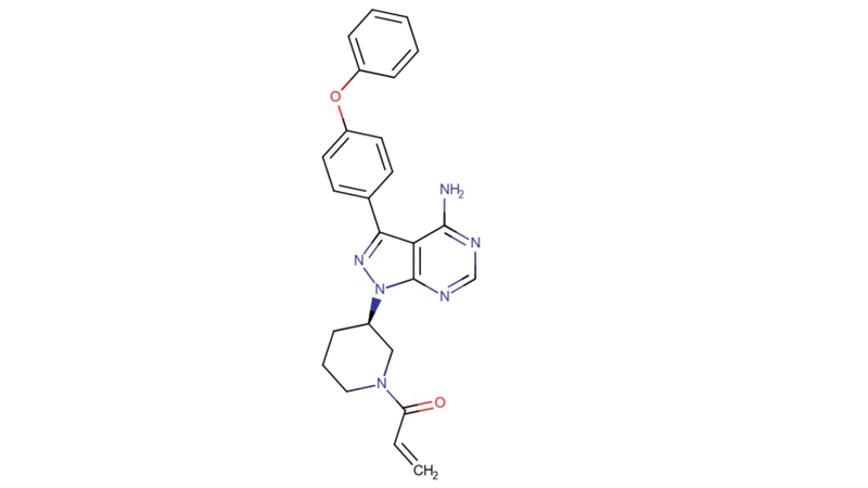 Công thức hóa học của Ibrutinib