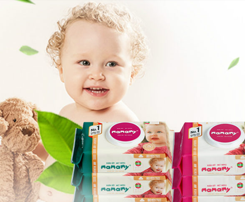 Khăn ướt hữu cơ không mùi Mamamy