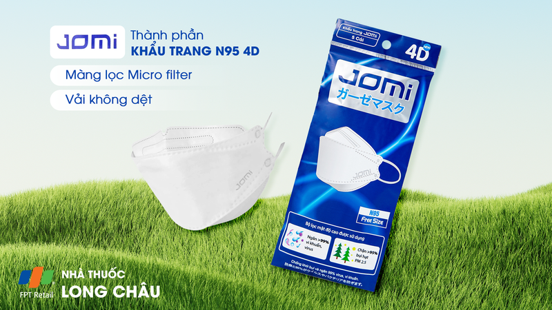 KHẨU TRANG JOMI N95 4D 2