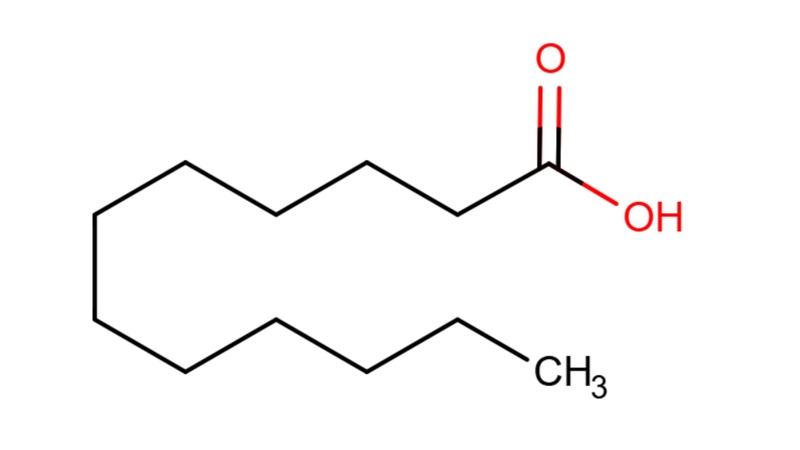 Công thức hóa học của Lauric Acid