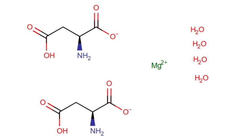Công thức hóa học của Magnesium aspartate