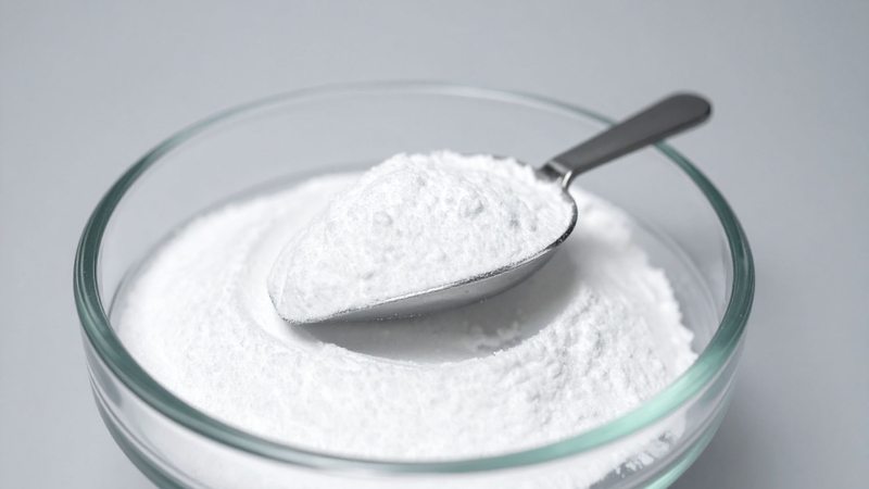 Magnesium silicate có dạng bột mịn và màu trắng