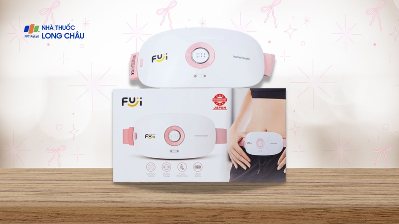 Máy massage (mát xa) bụng Fuji PG-2507 giúp làm ấm đều vùng bụng.jpg