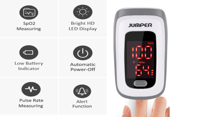 Máy đo nồng độ oxy trong máu Jumper JPD 500E LED