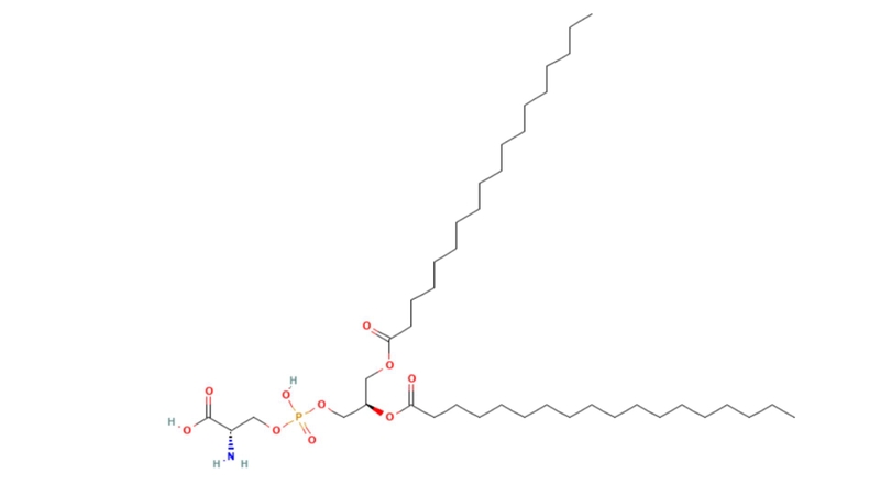 Công thức hóa học của Phosphatidyl serine