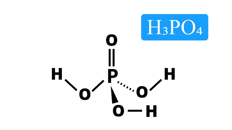 Công thức hóa học của Phosphoric acid