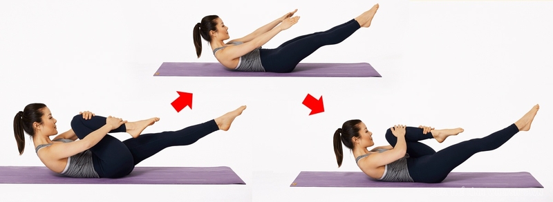 Các bài tập pilates không cần dụng cụ 7