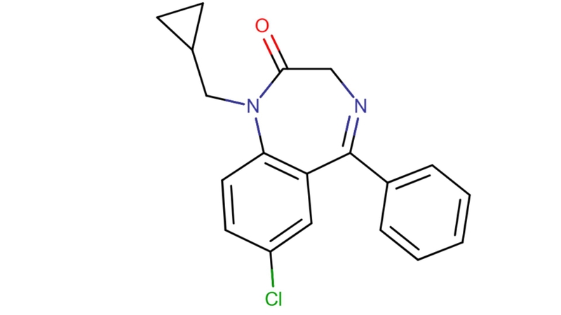 Công thức hóa học của Prazepam