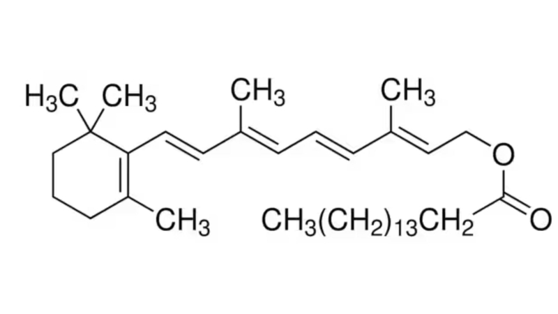 Công thức hóa học của Retinyl palmitat