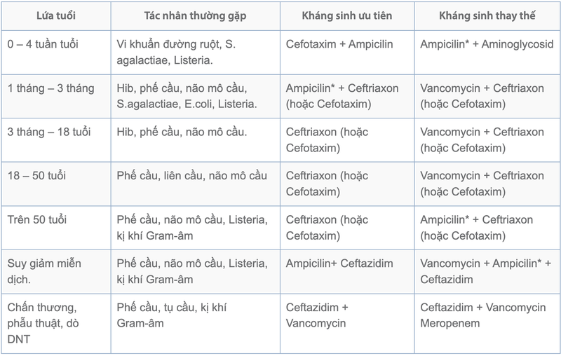 Cách điều trị viêm màng não mủ đúng phác đồ 2