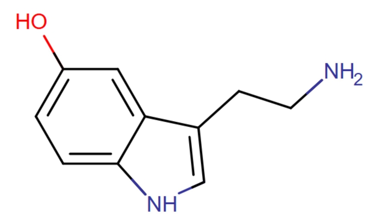 Công thức hóa học của Serotonin